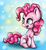 Size: 1369x1495 | Tagged: safe, artist:gaelledragons, pinkie pie, g4, female, open mouth, sitting, solo