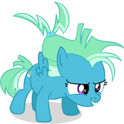 Size: 2000x2000 | Tagged: safe, artist:saveraedae, gusty sprite, pegasus, pony, g4, top bolt, determined, female, filly, foal, high res, pose, show accurate, simple background, solo, transparent background, vector