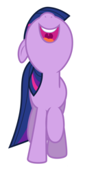 Size: 2608x4652 | Tagged: safe, artist:estories, twilight sparkle, g4, magical mystery cure, big smile, female, happy, high res, laughing, nose in the air, open mouth, simple background, singing, smiling, solo, transparent background, uvula, vector