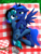 Size: 1500x2000 | Tagged: safe, artist:10art1, princess luna, oc, g4, bedroom eyes, canon x oc, cute, licking, male, picnic, shipping, snuggling, straight, tongue out