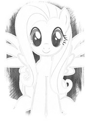 Size: 523x700 | Tagged: safe, fluttershy, g4, female, photofunia, solo