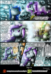 Size: 1200x1721 | Tagged: safe, artist:bonaxor, discord, princess celestia, princess luna, comic:corruption, g4, comic, crying