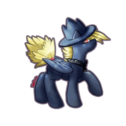 Size: 3000x3000 | Tagged: safe, artist:bean-sprouts, murkrow, crossover, high res, pokémon, ponified, simple background, solo, transparent background