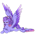 Size: 1600x1600 | Tagged: safe, artist:dragonfoxgirl, oc, oc only, oc:hydrangea, pegasus, pony, eyes closed, simple background, solo, spread wings, transparent background