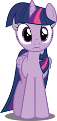 Size: 2347x5000 | Tagged: dead source, safe, artist:diegator007, twilight sparkle, alicorn, pony, g4, female, folded wings, high res, inkscape, looking at you, mare, simple background, solo, transparent background, twilight sparkle (alicorn), vector