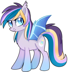 Size: 2000x2000 | Tagged: safe, artist:sugguk, oc, oc only, oc:moonlight waves, bat pony, pony, female, high res, mare, simple background, solo, transparent background