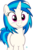 Size: 1827x2810 | Tagged: safe, artist:arifproject, dj pon-3, vinyl scratch, pony, unicorn, g4, :t, cute, female, horn, looking at you, mare, simple background, smiling, smirk, smirk pone collection, solo, transparent background, vector, vinylbetes