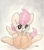 Size: 692x779 | Tagged: safe, artist:slightlyshade, scootaloo, g4, cute, cutealoo, female, pumpkin, sitting, solo, traditional art