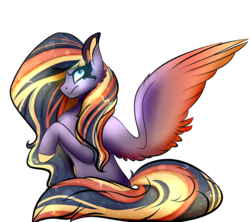 Size: 4000x3547 | Tagged: safe, artist:ondrea, oc, oc only, oc:gidget, angry, solo, vent, wings