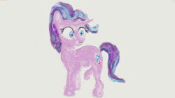 Size: 1366x768 | Tagged: safe, starlight glimmer, g4, female, simple background, smiling, solo, white background