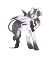 Size: 1300x1346 | Tagged: safe, artist:clefficia, oc, oc only, alicorn, pony, solo