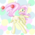 Size: 1200x1200 | Tagged: safe, artist:azurepicker, fluttershy, pegasus, pony, g4, blushing, buckball, butt, colored pupils, cute, dialogue, dock, female, flutterbutt, heart, long legs, looking back, open mouth, plot, raised hoof, shyabetes, smiling, solo, speech bubble, spread wings, underass, yay