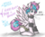 Size: 1000x813 | Tagged: safe, artist:flutterthrash, princess flurry heart, alicorn, pony, g4, bullet belt, choker, dialogue, ear piercing, edgy, female, implied princess cadance, implied shining armor, it's a phase, mare, offscreen character, older, older flurry heart, piercing, princess emo heart, punk, rebellious teen, simple background, solo, spiked choker, spread wings, white background