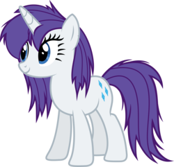 Size: 6000x5775 | Tagged: safe, artist:slb94, rarity, pony, unicorn, g4, absurd resolution, alternate hairstyle, cute, female, messy mane, simple background, solo, tomboy, tomboy rarity, transparent background, vector