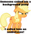 Size: 938x1024 | Tagged: safe, applejack, earth pony, pony, g4, ambulance, background pony, background pony applejack, female, frown, joke, mare, meme, simple background, solo, text, white background