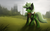 Size: 1280x784 | Tagged: safe, artist:hioshiru, oc, oc only, oc:serenity (shifty), pony, unicorn, butt, chromatic aberration, commission, female, grass field, mare, plot, scenery, solo, underhoof, ych result