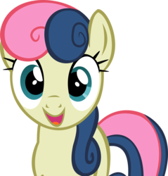 Size: 10913x11430 | Tagged: safe, artist:cyanlightning, bon bon, sweetie drops, earth pony, pony, g4, the mane attraction, .svg available, absurd resolution, female, happy, looking at you, simple background, smiling, solo, transparent background, vector