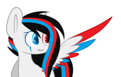 Size: 1964x1256 | Tagged: safe, artist:despotshy, oc, oc only, pegasus, pony, heterochromia, simple background, solo, transparent background
