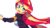 Size: 1280x720 | Tagged: safe, artist:setoya, sunset shimmer, equestria girls, g4, female, looking at you, open mouth, simple background, solo, transparent background