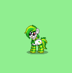 Size: 386x389 | Tagged: safe, oc, oc only, oc:food, pony, pony town, clothes, screenshots, socks, solo, striped socks