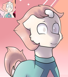 Size: 1024x1147 | Tagged: safe, artist:violetthehaskies, earth pony, gem (race), gem pony, pony, amethyst (steven universe), crossover, crystal gems, female, fusion, garnet (steven universe), gem, gem fusion, mare, pearl, pearl (steven universe), ponified, solo focus, steven universe