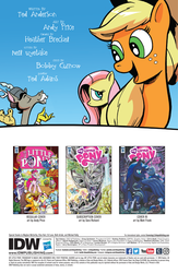 Size: 994x1528 | Tagged: safe, artist:andy price, idw, accord, applejack, discord, fluttershy, pinkie pie, princess celestia, princess luna, rainbow dash, rarity, spike, starlight glimmer, twilight sparkle, alicorn, pony, chaos theory (arc), g4, spoiler:comic, spoiler:comic48, accord (arc), mane six, part the first: from chaos comes order, preview, twilight sparkle (alicorn)