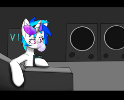 Size: 3000x2426 | Tagged: safe, artist:glassmenagerie, dj pon-3, vinyl scratch, g4, female, high res, phone, solo