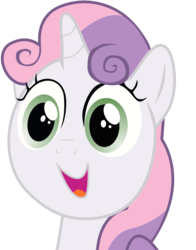 Size: 1198x1530 | Tagged: safe, artist:stolenfly, sweetie belle, g4, cute, female, happy, open mouth, simple background, solo, transparent background, vector