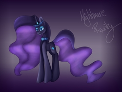 Size: 1600x1200 | Tagged: safe, artist:sparklenikki, nightmare rarity, pony, g4, female, solo