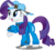 Size: 5000x4544 | Tagged: safe, artist:dashiesparkle, rarity, g4, absurd resolution, cap, coveralls, dirty, female, grease, hat, mechanic coveralls, open mouth, overalls, raised hoof, simple background, solo, transparent background, vector