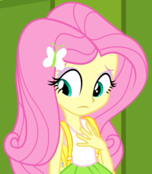 Size: 540x620 | Tagged: safe, screencap, fluttershy, equestria girls, g4, cropped, cute, female, shyabetes, solo