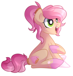 Size: 1728x1800 | Tagged: safe, artist:drawntildawn, oc, oc only, oc:darling eclair, pony, simple background, solo, transparent background