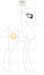 Size: 4202x7137 | Tagged: safe, princess celestia, alicorn, pony, g4, absurd resolution, coin, female, grid, size comparison, smiling, solo
