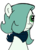 Size: 414x576 | Tagged: safe, artist:ficficponyfic, color edit, edit, oc, oc only, oc:emerald jewel, earth pony, pony, colt quest, bandana, child, color, colored, colt, concerned, foal, frown, hair over one eye, male, simple background, solo, transparent background, worried
