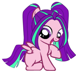 Size: 616x574 | Tagged: safe, artist:trixiesparkle63, aria blaze, equestria girls, g4, ariabetes, cute, equestria girls ponified, female, ponified, simple background, solo, transparent background