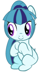 Size: 318x576 | Tagged: safe, artist:trixiesparkle63, sonata dusk, equestria girls, g4, equestria girls ponified, female, ponified, simple background, solo, transparent background