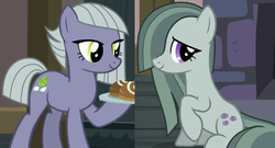 Size: 984x530 | Tagged: safe, screencap, limestone pie, marble pie, earth pony, pony, g4, hearthbreakers