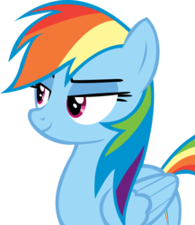 Size: 10440x12032 | Tagged: safe, artist:cyanlightning, rainbow dash, g4, stranger than fan fiction, .svg available, absurd resolution, female, simple background, solo, transparent background, vector