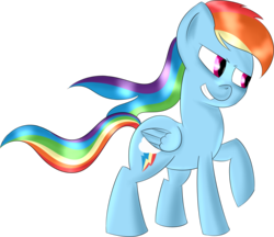 Size: 3295x2850 | Tagged: safe, artist:brok-enwings, rainbow dash, pony, g4, female, high res, simple background, solo, transparent background