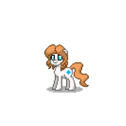 Size: 400x400 | Tagged: safe, oc, oc only, pony, pony town, lucky star, patricia martin, ponified, solo