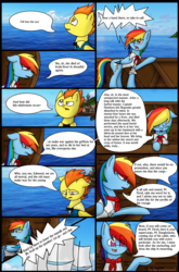 Size: 1280x1944 | Tagged: safe, artist:stuflox, rainbow dash, spitfire, comic:the count of monte rainbow, the count of monte rainbow, g4, boat, comic, rainbow dantes, ship
