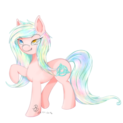 Size: 2500x2500 | Tagged: safe, artist:ruby dusk, oc, oc only, oc:iry harmony, earth pony, pony, celtic knot, colored pupils, heterochromia, high res, knotwork, raised hoof, simple background, smiling, solo, transparent background