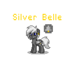 Size: 400x400 | Tagged: safe, oc, oc only, bat pony, pony, pony town, solo