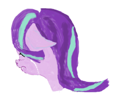 Size: 708x642 | Tagged: safe, starlight glimmer, g4, bust, crying, female, floppy ears, frown, portrait, sad, simple background, solo, white background