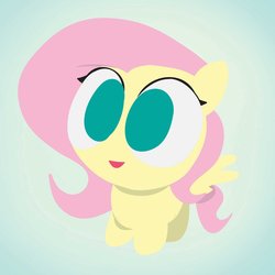 Size: 1024x1024 | Tagged: safe, artist:kimberlycolors, fluttershy, g4, cute, female, shyabetes, solo