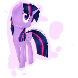 Size: 812x812 | Tagged: safe, artist:kuroteki, twilight sparkle, alicorn, pony, g4, female, solo, twilight sparkle (alicorn)