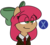 Size: 550x500 | Tagged: safe, artist:lockheart, derpibooru exclusive, oc, oc only, oc:cherry sweetheart, earth pony, pony, bow, bust, clothes, doubt, hair bow, l.a. noire, meme, necktie, portrait, press x to doubt, reaction image, simple background, smiling, solo, suit, transparent background
