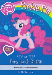 Size: 1224x1756 | Tagged: safe, pinkie pie, g4, book, cover, female, g.m. berrow, looking at you, solo, stock vector, turkish
