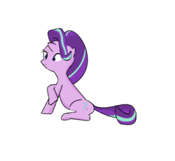 Size: 938x862 | Tagged: safe, starlight glimmer, g4, female, simple background, sitting, smiling, solo, white background