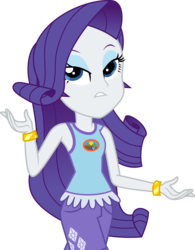 Size: 7000x8965 | Tagged: safe, artist:luckreza8, rarity, equestria girls, g4, my little pony equestria girls: legend of everfree, absurd resolution, bracelet, clothes, female, jewelry, lidded eyes, shorts, simple background, solo, transparent background, vector, walking